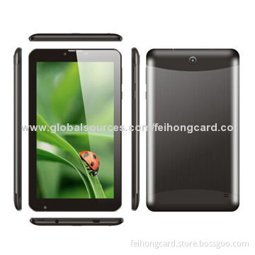 2G Tablet Phones with 7-inch, MT6572 Dual-core Cortex-A9, 512/4GB, Android 4.4.2, GPS, Bluetooth